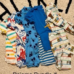 Gap Organic Disney Pajama Bundle size 5